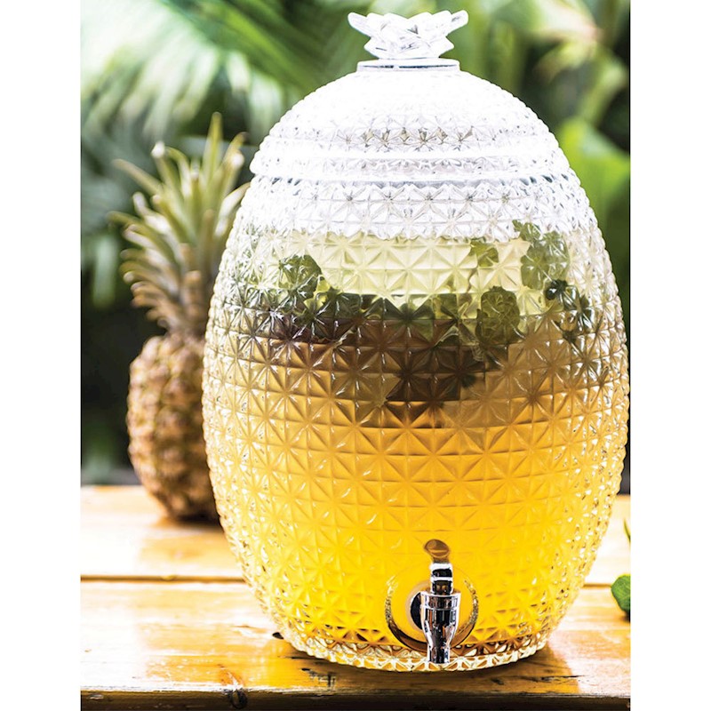 Gold Top Pineapple Drink Dispenser
